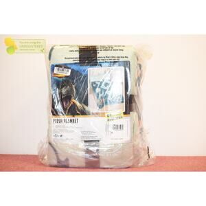 Jurassic World Kids' Blanket Green 62x90"